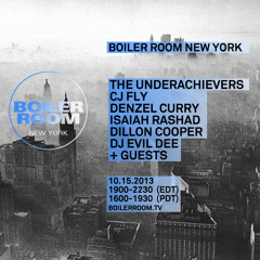 Underachievers Boiler Room NYC Live Show
