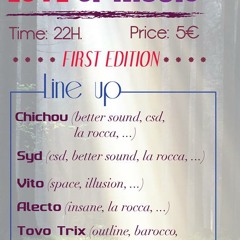 *Cosmic Sound Distrikt (aka Chichou & Syd) @ For The Love Of Music* 7/12/13