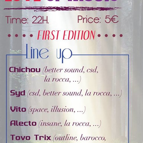*Cosmic Sound Distrikt (aka Chichou & Syd) @ For The Love Of Music* 7/12/13