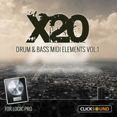 X20 Drum & Bass MIDI Elements Vol.1