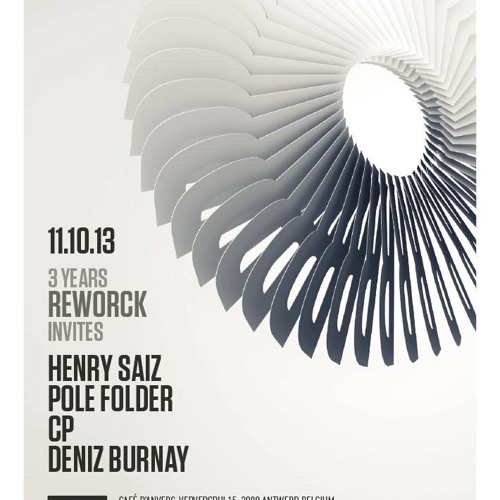 3 Years Birthday Of Reworck At Café d'Anvers - Soundcloud cut