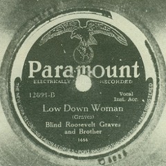 Blind Roosevelt Graves - Low Down Woman