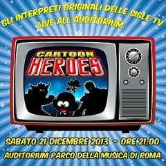 FABRIZIO MAZZOTTA ci parla del nuovo spettacolo Cartoon Heroes a Roma Sabato 21 Dicembre 2013