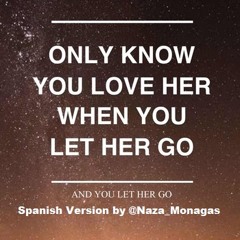 Cover "Let Her Go" En Español