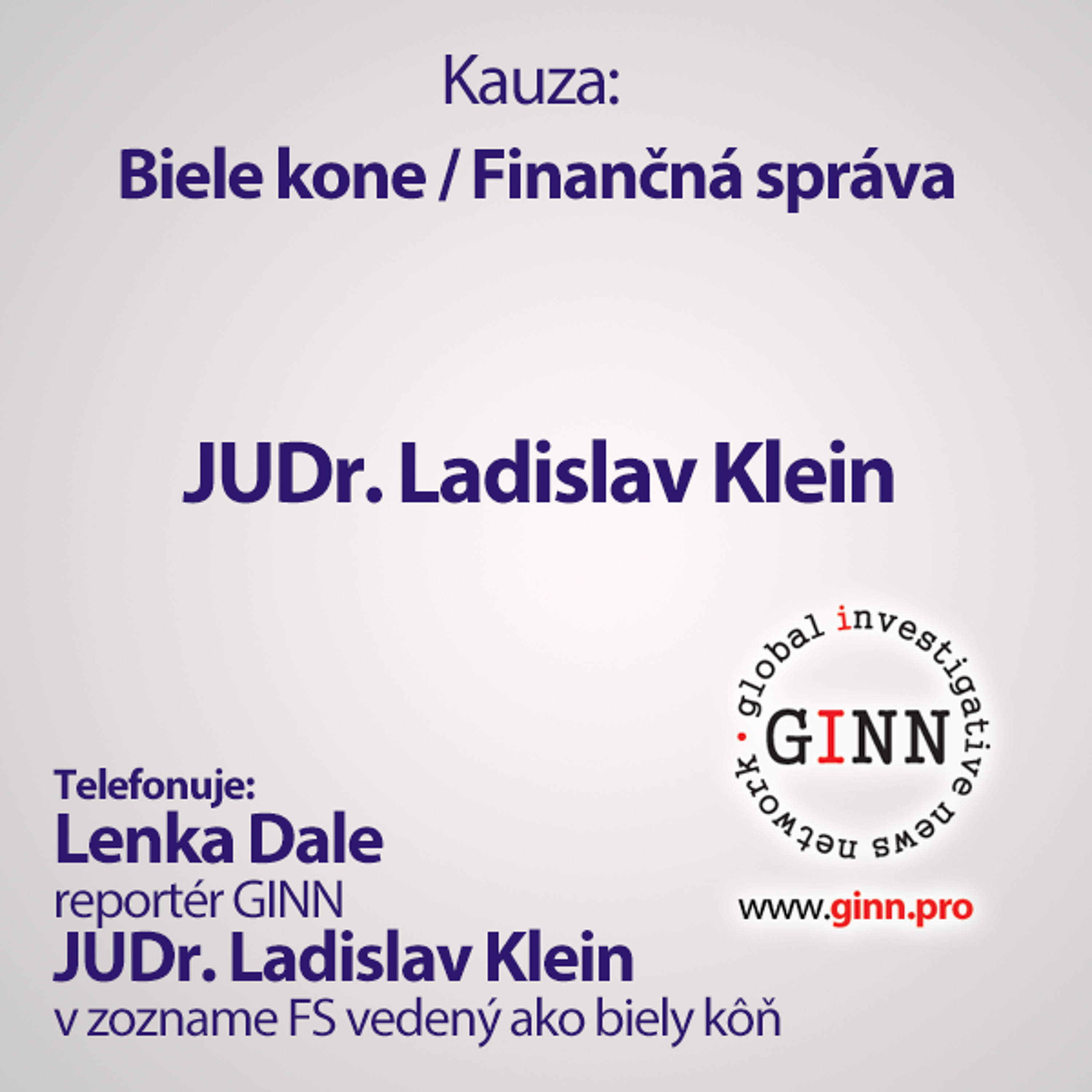 Hovorí Lenka Dale