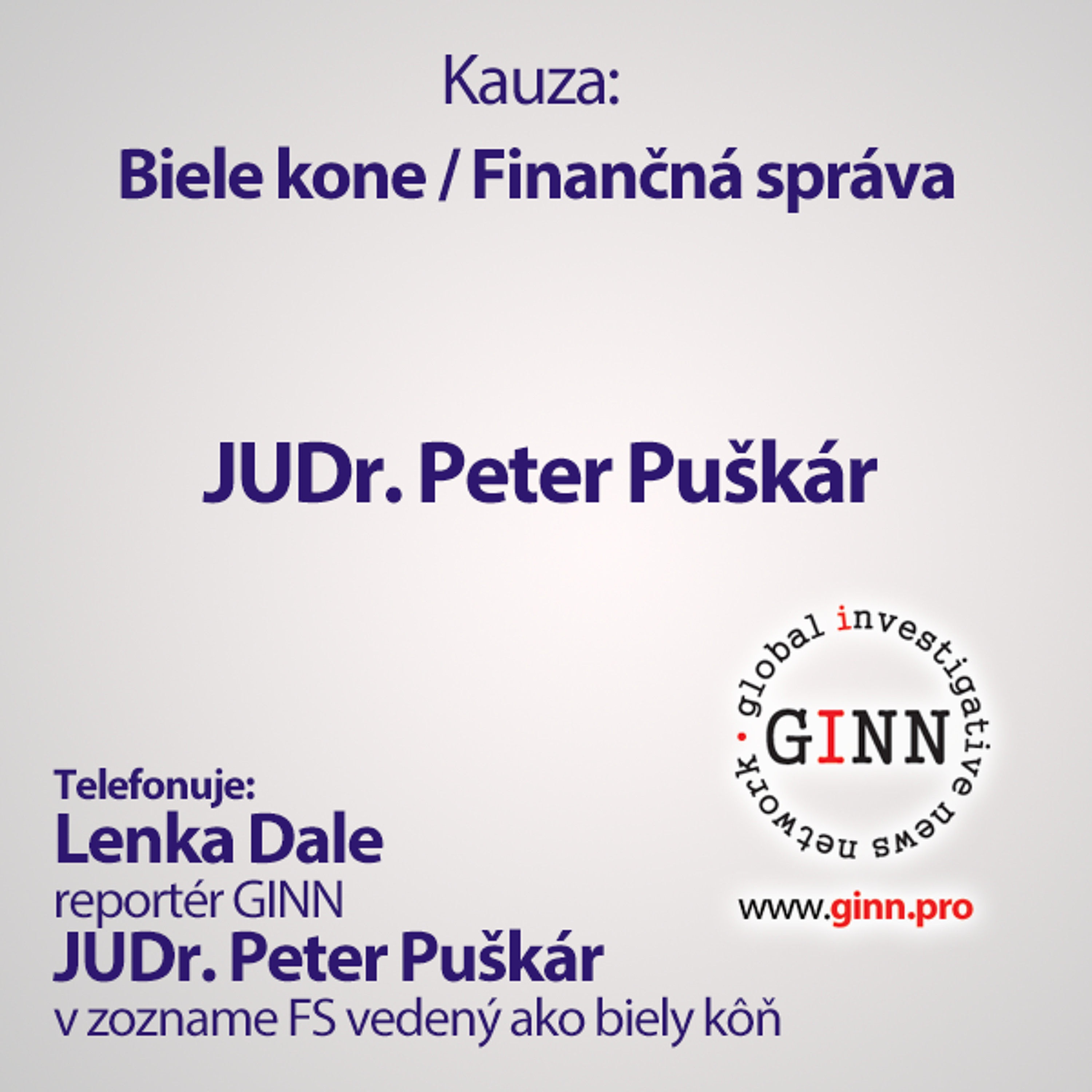 Hovorí Lenka Dale