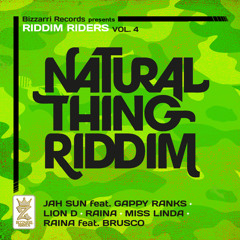 01 - JAH SUN FT. GAPPY RANKS - NEVER STRAY - NATURAL THING RIDDIM - BIZZARRI RECORDS