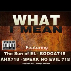 What I Mean Ft. Sun of El, Booga Brown, Ahx, & Speak No Evil