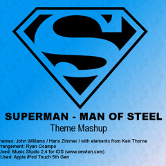 Superman 1978 - Man of Steel 2013 Theme Mashup (Revision1)