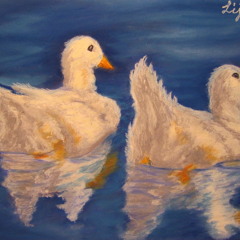 寒鸭戏水 （Winter Ducks Frolicking in Water)