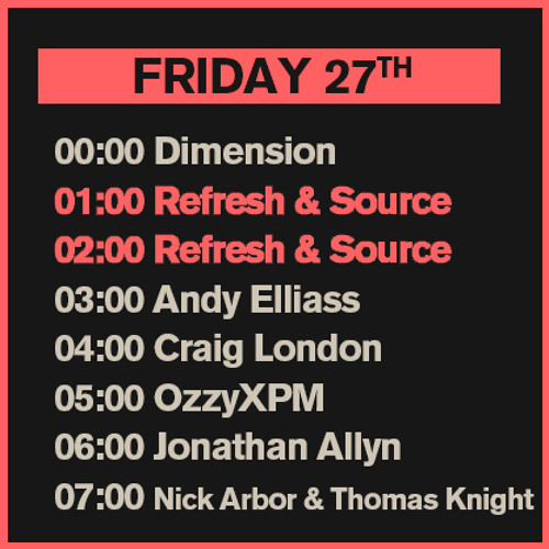 Refresh & Source - EOYC 2013 On AH.fm