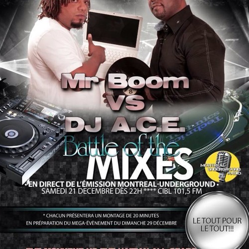 MIX BATTLE  - Mr Boom vs DJ Ace (THE MONKEYZ vs HAITIAN ALL STARS )