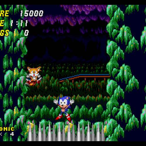 Sonic the Hedgehog 2 - Mystic Cave Zone [8-bit NES Cover] (SUNSOFT style)
