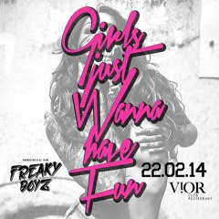 FreakyBoyz short mix for--Girls Just Wanna Have Fun-- Party@22. Feb. 2014 in VIOR Zürich