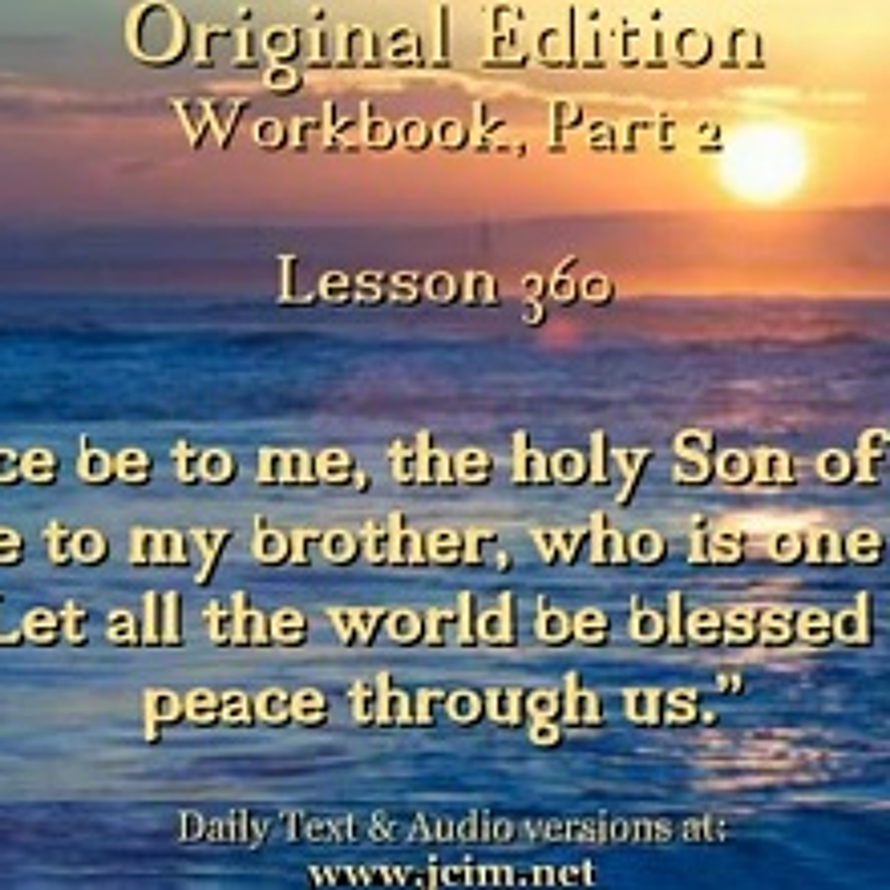 ACIM LESSON AUDIOS by SonshipRadio ♫ ♪ ♫