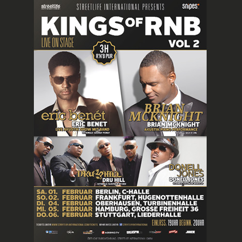Kings of RnB Vol. 2 - Dru Hill, Donell Jones, Brain McKnight & Eric Benet - Official Tour Mix 2014