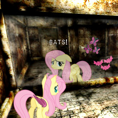 BATS! in the style of Silent Hill
