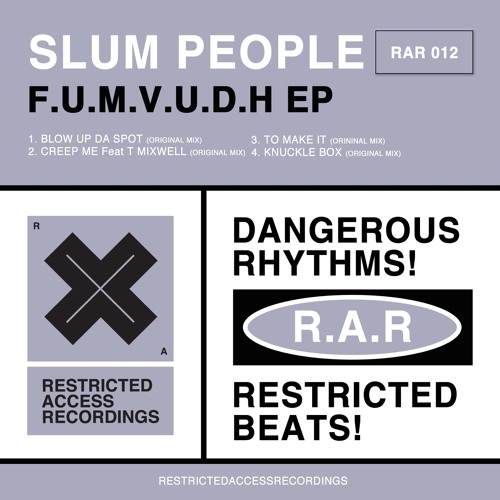 RAR012 : Slum People - To Make It (Original Mix)