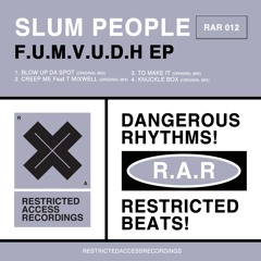 RAR012 : Slum People - Knuckle Box (Original Mix)