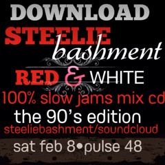 STEELIEBASHMENT 100% SLOW JAMS BIRTHDAY MIX CD. THE 90'S EDITION