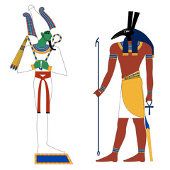 The Tributes Of The Ancients Praying In The Name Of The Merciful Osiris Who Goes To War Against Seth