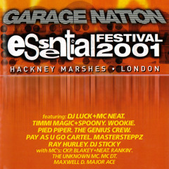 DJ Masterstepz Feat. MC Kie - Garage Nation Essentials Festival 2001