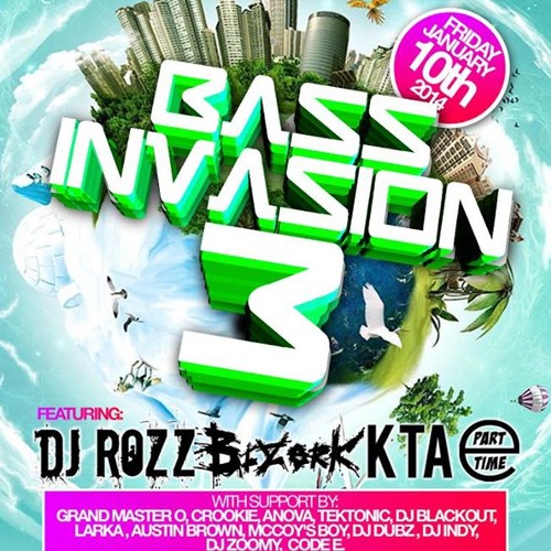 BIZERK Feat DJ STEPHANIE - BASS INVASION 3 (MILWAUKEE PROMO INTRO TRACK)