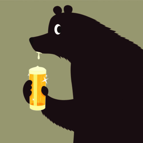 Картинки медведь курит