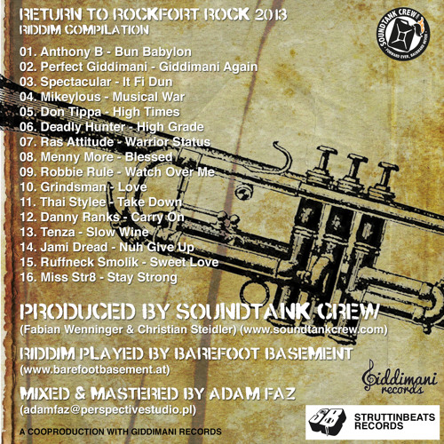 THAI STYLEE - TAKE DOWN - RETURN TO ROCKFORT ROCK RIDDIM - JAN. 2014