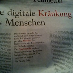 Jens liest Sascha: Die Digitale Kränkung des Menschen