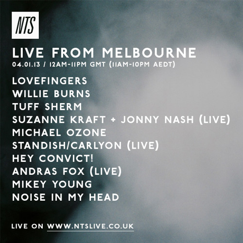 NIMH x NTS LIVE FROM MELBOURNE