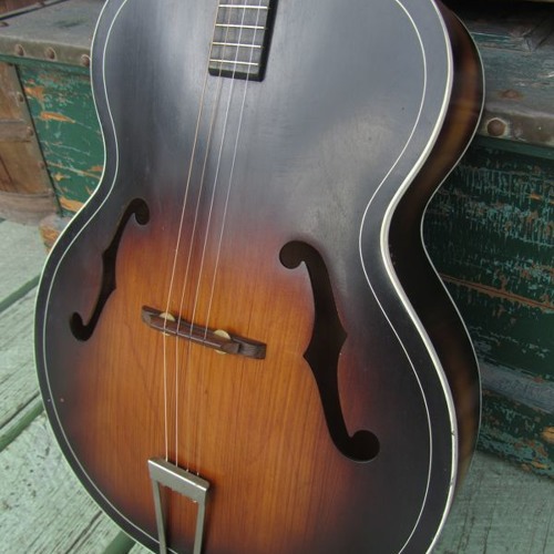 Harmony archtop tenor guitar deals