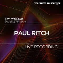 Paul Ritch Live @ Time Warp Netherlands 2013