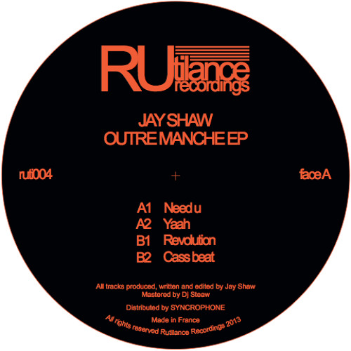 Jay Shaw - Outremanche EP - ruti004