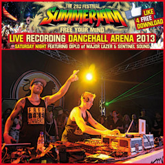 Sentinel Sound feat. Diplo of Major Lazer @ SummerJam Dancehall Arena 2013