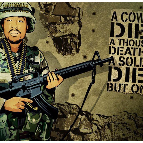 2Pac Instrumental "Tradin' War Stories"