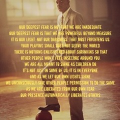 Coach carter Our Deepest Fear
