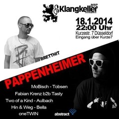 MOBISCH @ Klangkeller | Düsseldorf | 18.01.2014 | w/ Pappenheimer & BrettHit