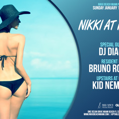 Bruno Robles & Diaga Live at Nikki Beach Miami 1.19.2013