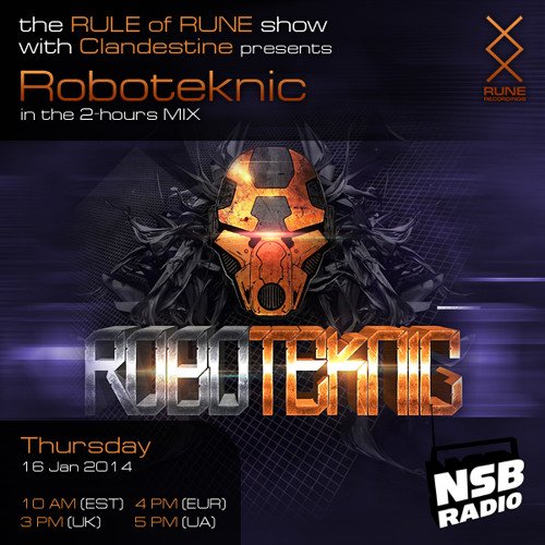 ROR032: Roboteknic '2 Hour' Special Mix – NSB radio (UK) [16-01-2014]