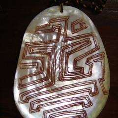 Pearl, Ochre, Hair String (excerpt)