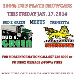 BUD E. GREEN meets TRENSETTA 100% DUB PLATES