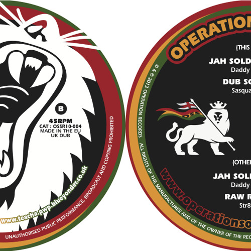 OSSR10 - 004 Daddy Teacha - Jah Soldier (Dub)