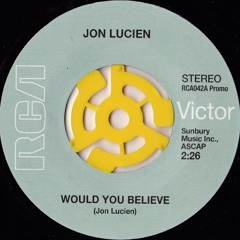 Jon Lucien - Would You Believe in Me (Waxwork Edit)