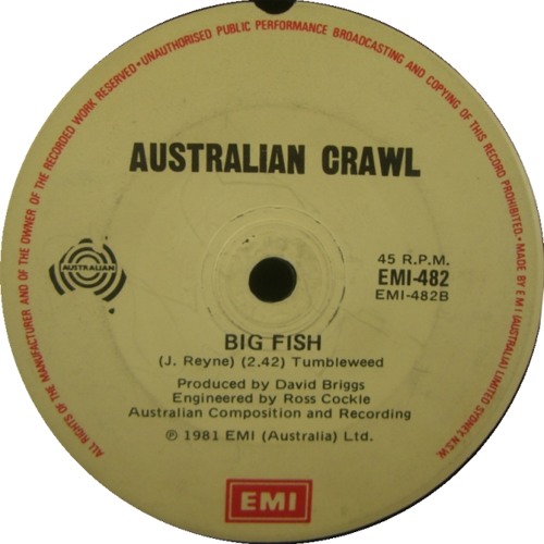 Australian Crawl - Big Fish (B-side)