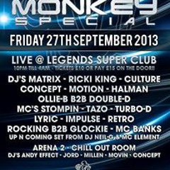 . Dj Andy Effect Mc Lyric Warm Up Clash Of The Titans New Monkey Special