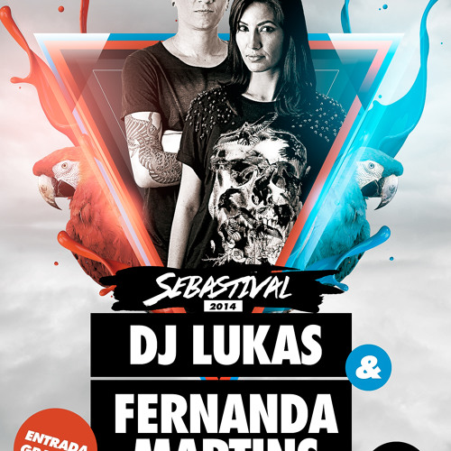 HardTechno/Schranz: Lukas + Fernanda Martins 4decks @ Acmea Fest - Sebastival 2014 SPAIN