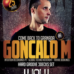 GONCALO M @ 3Decks set. Wow Club. Granada. Spain 25.01.2014