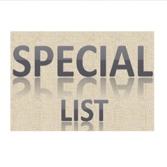 A Special List of My favorite Songs