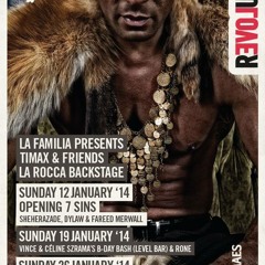 Max BURTON @ LA ROCCA (backstage) on Sunday 26th Jan 2014 My B-DAY ! ! !